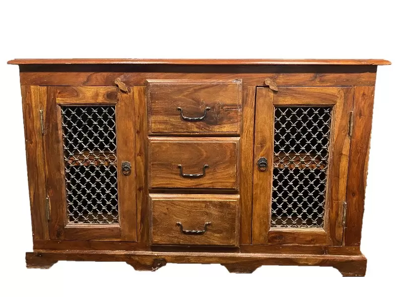 Rózsafa komód 3 fiókos (117x48x71 cm)