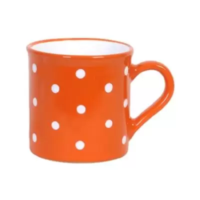 Pöttyös nagy bögre NARANCS